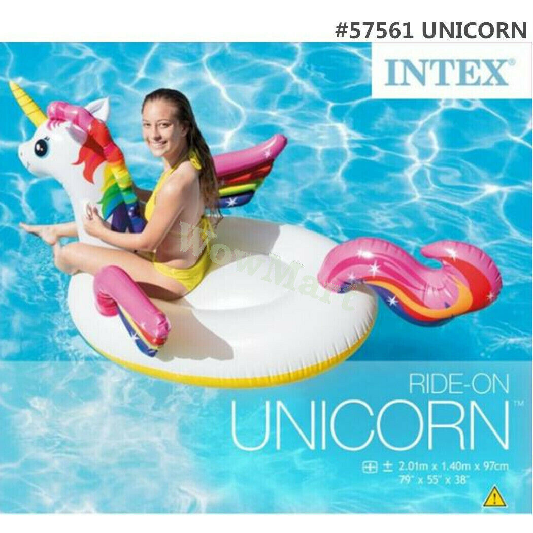 NEW Intex Inflatable Kid & Adult Swimming Pool Toy Ride-On Float Various Design - Picture 25 of 30