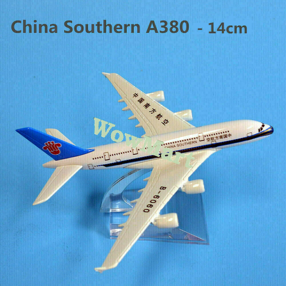 Super Quality Metal Aluminium A380 Aircraft Plane Model 14cm Various Airlines #A - Picture 31 of 120