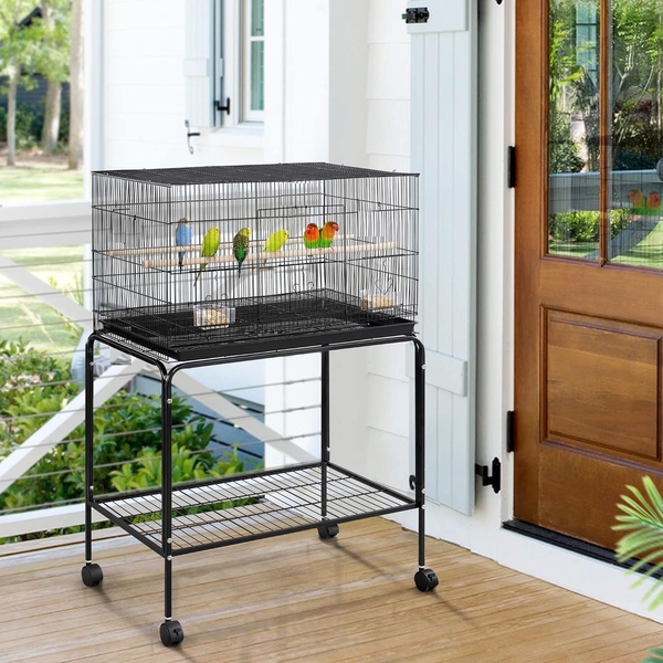 Stackable Flight Bird Cage &amp; Stand   Finch Budgie Canary Parakeet Flight Cage
