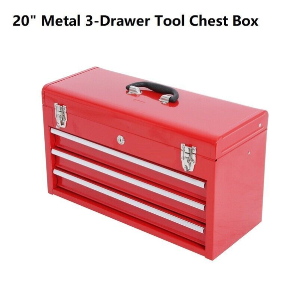 Heavy Duty 20" Metal Mechanic Tool Box Tool Chest Cabinet Organizer  52cm 4-Tier