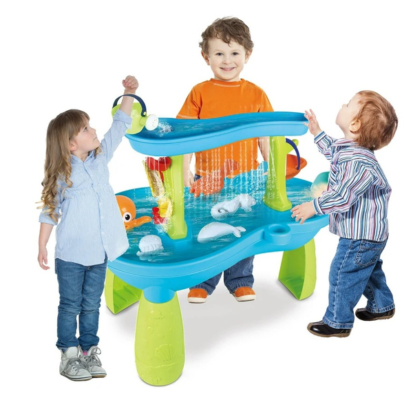 3 in 1 Outdoor Sand Water Play Table Beach Water Play Toy Kid Xmas Birthday Gift