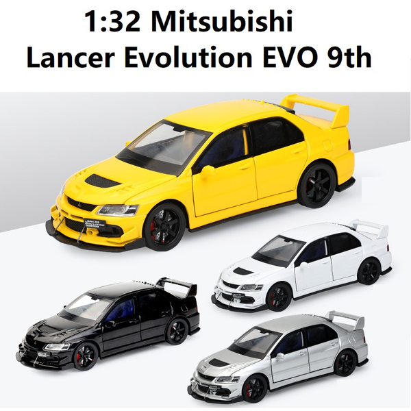 1:32 Mitsubishi Lancer Evolution EVO-9 Car Model Sound Light Classic Model Toy