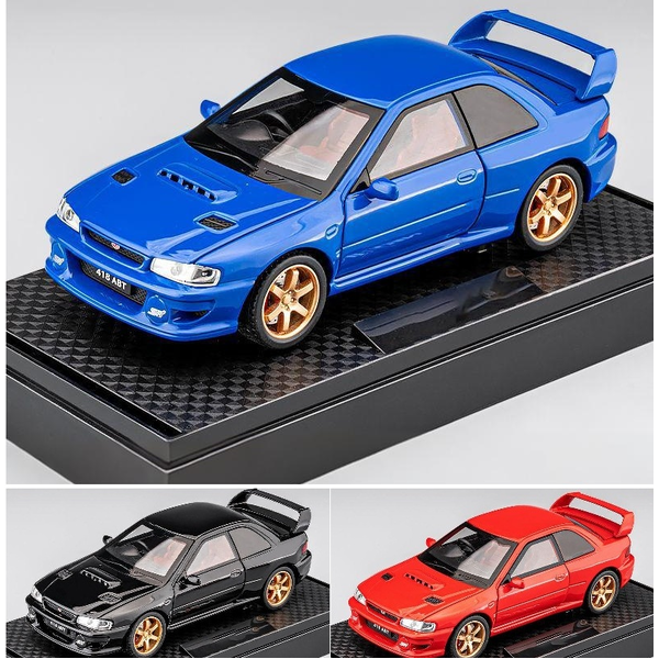 1:32 Subaru Impreza WRX STI Car Model Sound Light Classic Collection Model Toy