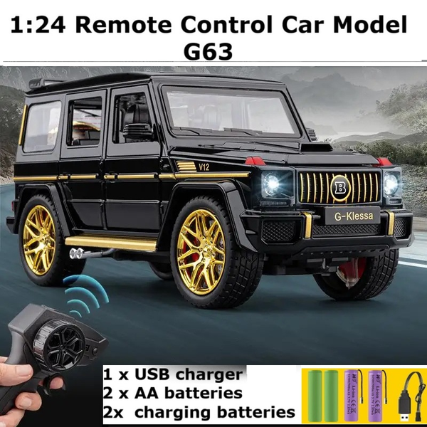1:24 Remote Control Mercedes-Benz G63 Car Model Xmas Birthday RC Toy Sound Light