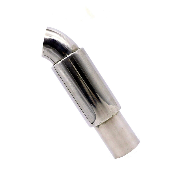 Universal Stainless Steel Motorbike Exhaust Muffler Straight Through 2 Inch