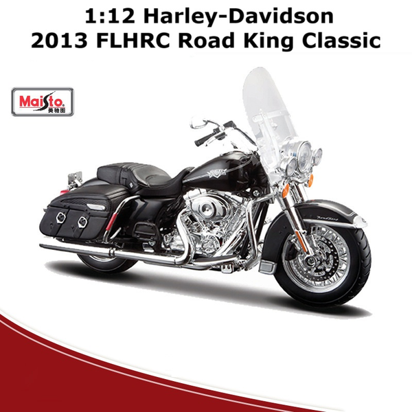 Maisto 1:12 Harley Davidson Custom 2013 FLHRC Road King Classic Motorcycle Model