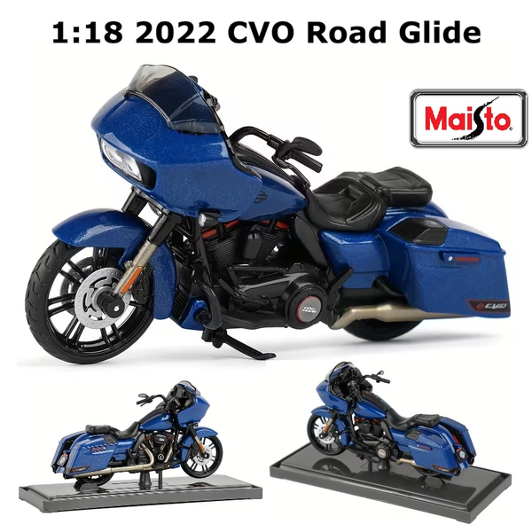 Maisto Harley Davidson 1:18 2022 CVO Road Glide Motorbike Motorcycle Model Toy