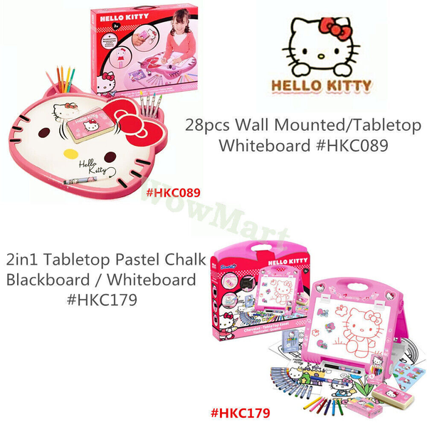 Kid Education Toy Hello Kitty Wall Mounted  Tabletop Creative Drawing Whiteboard -
