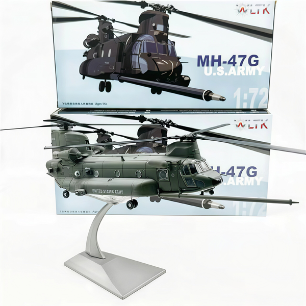 Alloy Boeing 1:72 MH-47G Chinook Helicopter Model Army 160th SOAR Night Stalkers