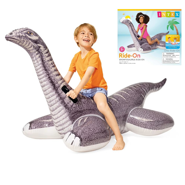 Intex 57584 Inflatable Dinosaur Pool Float Toy Brontosaurus Dino Ride-On Float