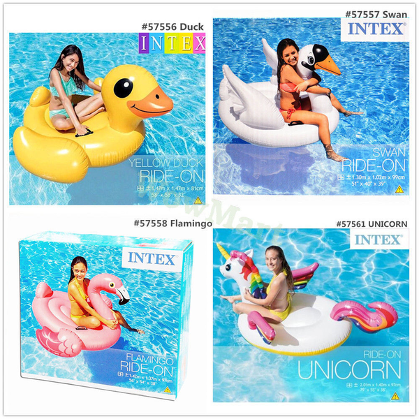 NEW Intex Inflatable Kid Swimming Pool Float Toy Ride-On Float Various Design
