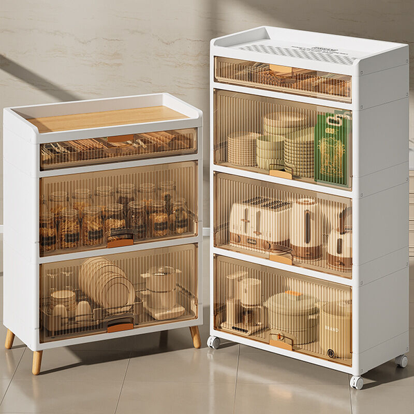 Kitchen Island Cart Sideboard Cupboard Bookcase Bathroom Storage Drawer Cabinet