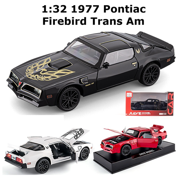 1:32 Diecast 1977 Pontiac Firebird Trans Am Car Model Sound &amp; Light Model Toy