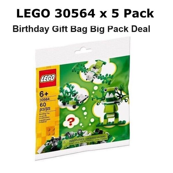 5 Pack x LEGO 30564 Build Your Own Monster or Vehicle LEGO Birthday Gift Deal