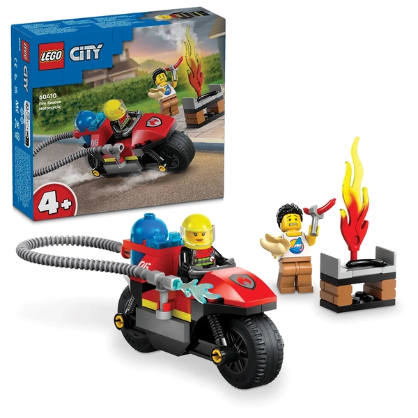 LEGO 60410 City Fire Rescue Motorcycle Lego Building Block 4Y+