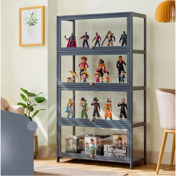 Lego Toy Figure Model Clear Display Case Cabinet Gift Trophy Display Showcase 4T