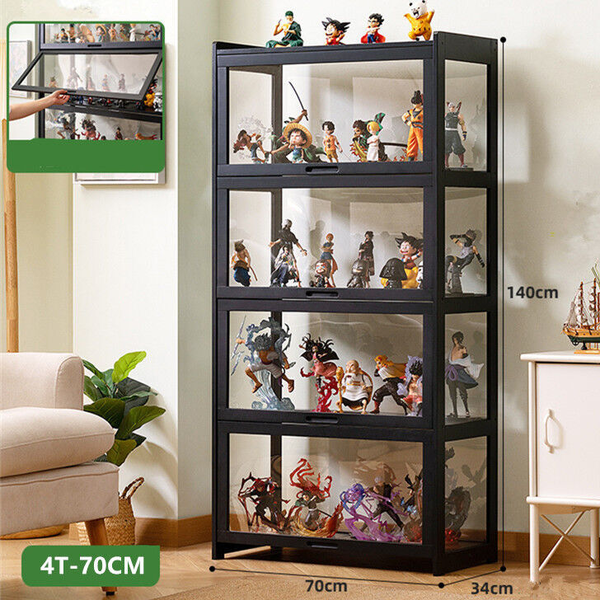 Lego Toy Figure Model Clear Display Case Trophy Gift Display Showcase Cabinet 4T -Display Stand