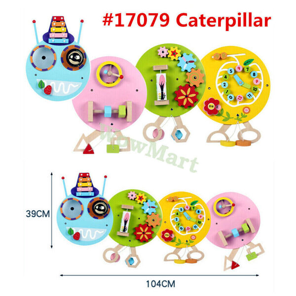 Wall Mounted Educational Activity Sensory Busy Board Panel - Caterpillar #17079 -