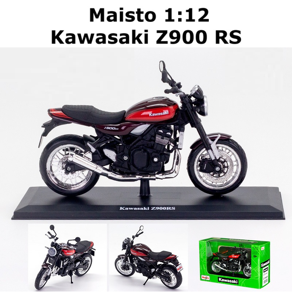 1:12 Diecast Maisto Kawasaki Z900 RS Motorbike Model Motorcycle Collection Model