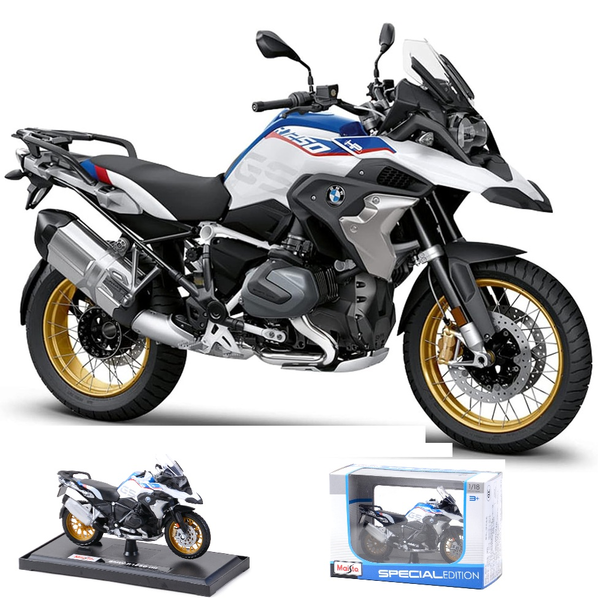 Maisto 1:18 BMW R1250 GS Motorcycle Model Diecast Motorbike Model Collection