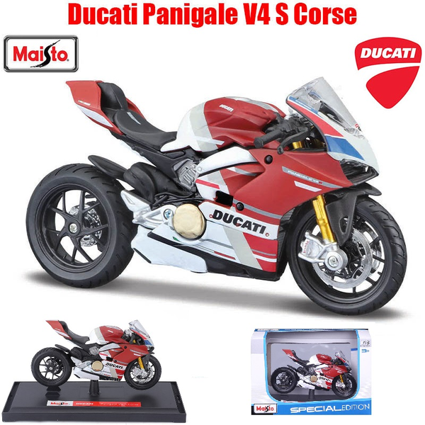 Maisto 1:18 Ducati Panigale V4 S Corse Motorcycle Model Diecast Motorbike Model
