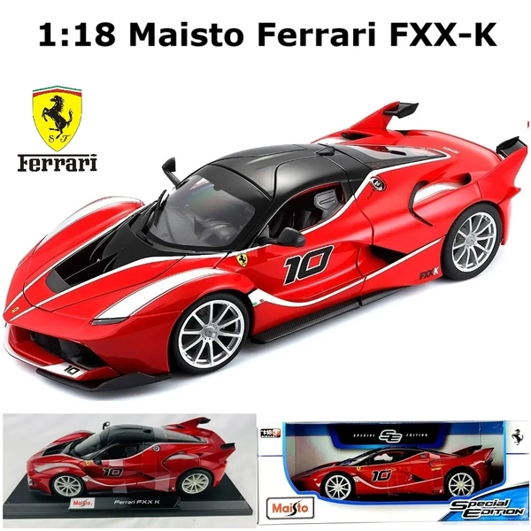 1:18 Maisto Ferrari FXX K Diecast Car Model &amp; Stand Supercar Collection Model 