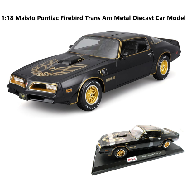 1:18 Maisto Pontiac Firebird Trans Am Metal Diecast Car Model Stand Special EDIT