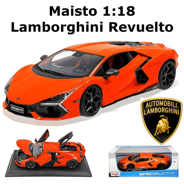 1:18 Maisto Lamborghini Revuelto Diecast Car Model Supercar Collection Model 