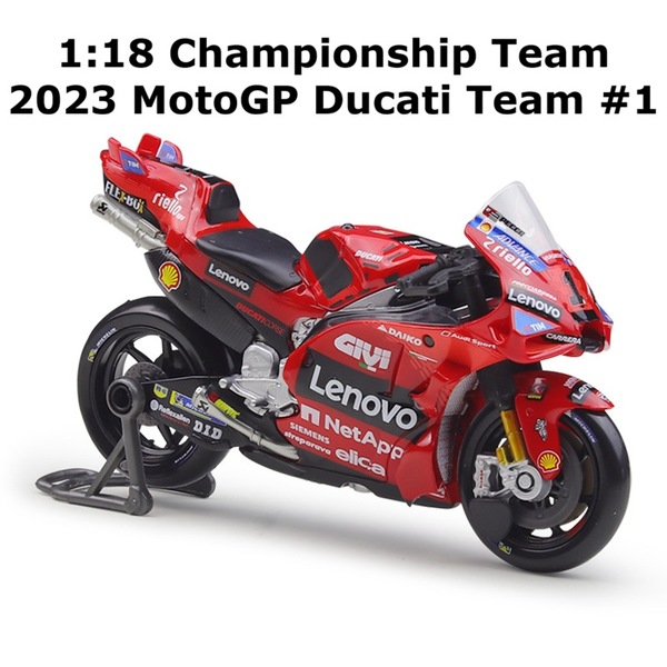 1:18 Maisto Y23 Ducati Championship Team #1 Motorbike Model Moto GP Racing Model