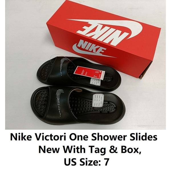 Nike Victori One Shower Men&#39;s Slides Shoes Flip Flops US Size 7 NEW IN BOX