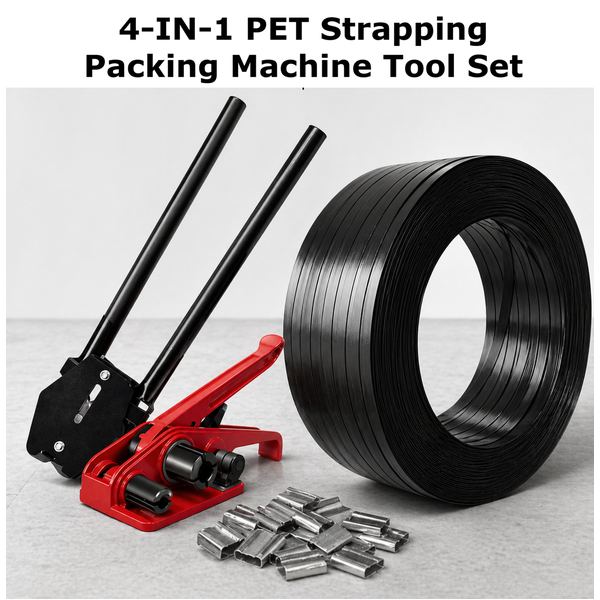 Heavy Duty PET Strapping Packing Machine Manual Packing Tool Tensioner Sealer 