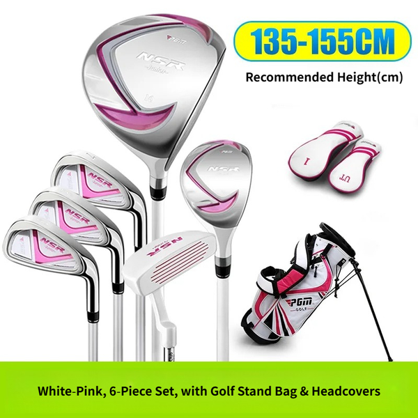 Kid Junior Golf Complete 6 Golf Club Set &amp; Stand Bag 115-155cm Right Hand 