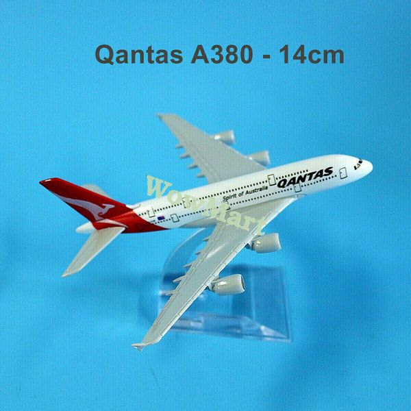 New Qantas Airline Metal Plane Aircraft Model Collection B747 / A380 (14-16cm)