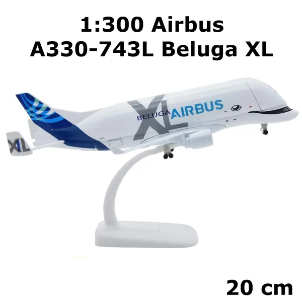 1:300 Airbus A330-743L Beluga XL Plane Model Airbus Super Cargo Transport Plane