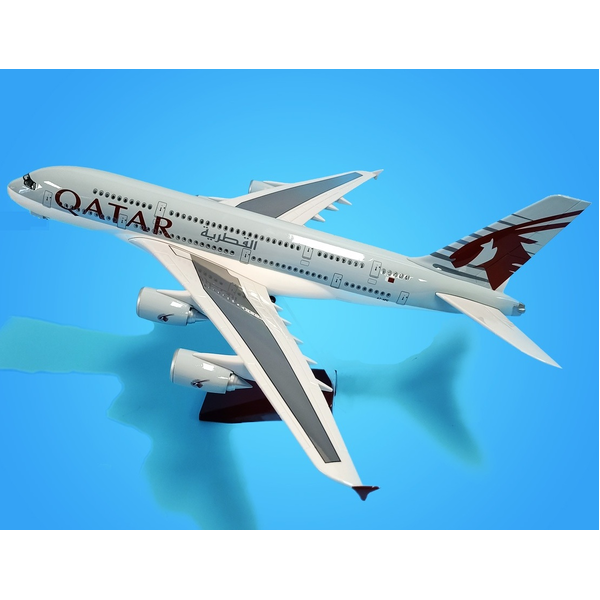 1:160 Qatar Airway A380 Plane Model Resin Airbus Aircraft Model Collection