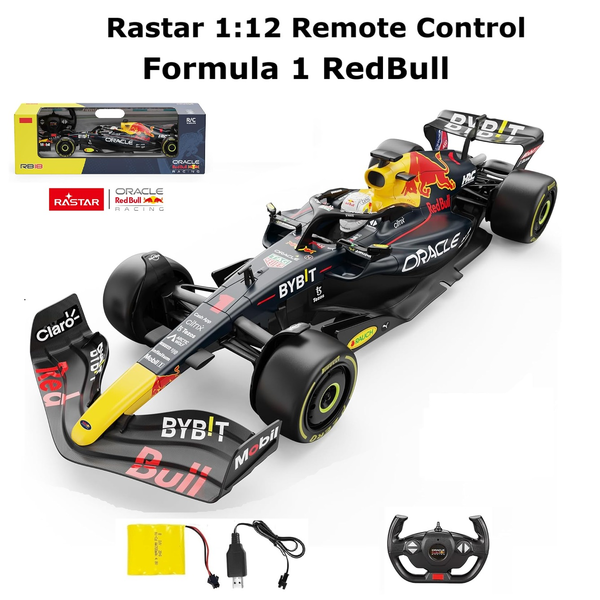 1:12 RASTAR 2.4GHz Remote Control F1 Redbull Car Model Xmas Birthday Gift RC Toy