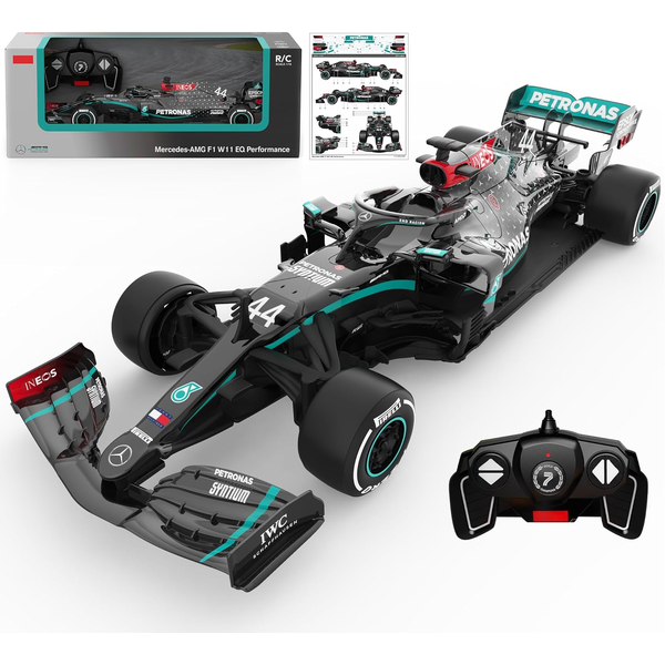1:18 RASTAR 2.4G Remote Control F1 Mercedes Car Model Xmas Birthday Gift RC Toy