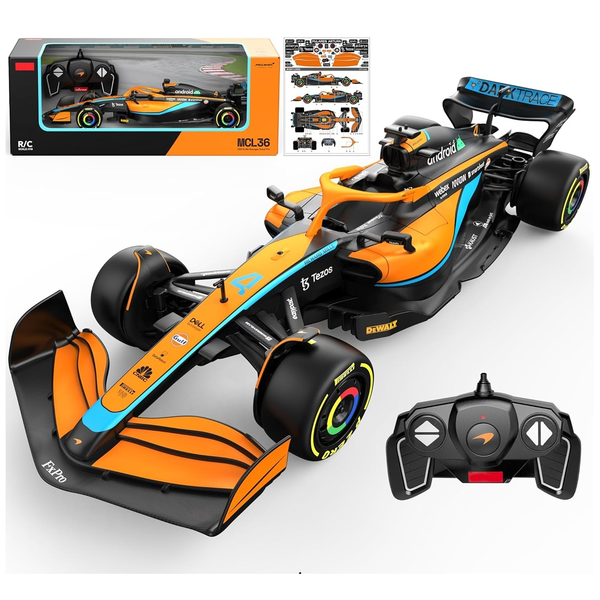 1:18 RASTAR 2.4GHz Remote Control F1 McLaren Car Model Xmas Birthday Gift RC Toy