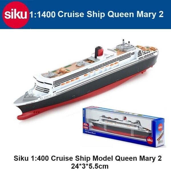 Siku 1:1400 Queen Mary 2 Alloy Diecast Cruise Ship Model Collection Gift Toy